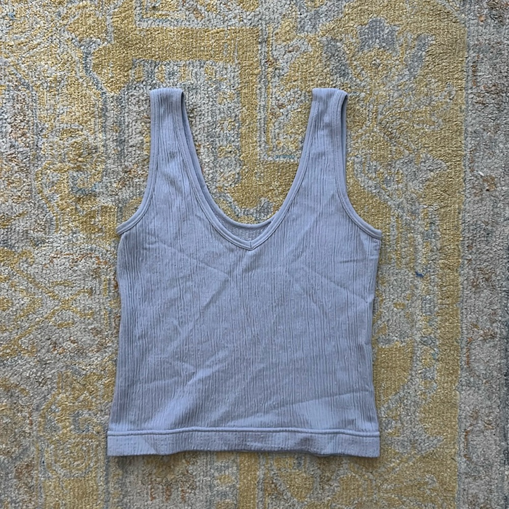 Womens Tank Top, Light Blue, Size S